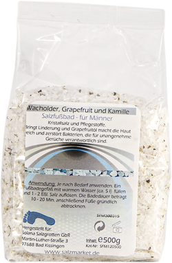 SALZFUßBAD FÜR MÄNNER 500 g