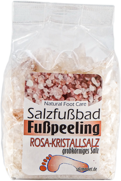 SALZFUßBAD - FUßPEELING 500g