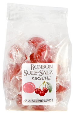 Salzbonbons aus Himalaya-Kristallsalz-Sole-Kirsche 100g