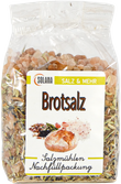 Brotsalz – Salzkristalle reines Rosa (bekannt als Himalaya Salz) mit Schwarzkümmel, Kümmel, Anis, Fenchel und Rosmarin, 300 g Beutel