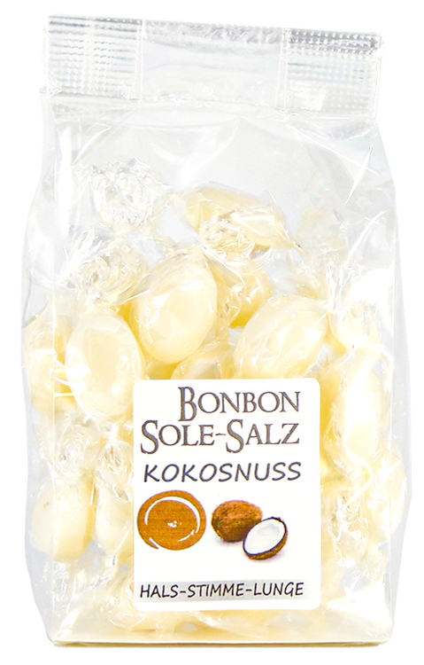 Salzbonbons aus Himalaya-Kristallsalz-Sole - Kokos 100 g