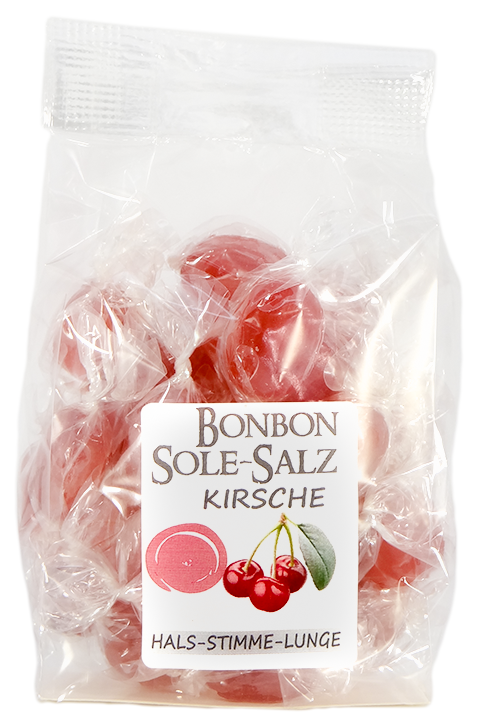 Salzbonbons aus Himalaya-Kristallsalz-Sole, Kirsche 100 g