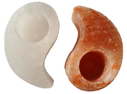 Teelichthalter „Yin Yang White&red”