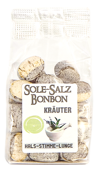 Kristall Salinenbonbons aus Natursole - Kräuter 100 g