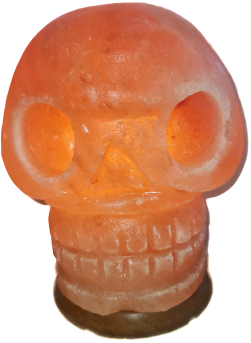 Salzlampe Schädel
