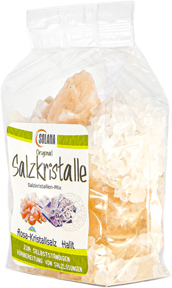 Salzkristallen-Mix Halit-Und Himalaya 300 g