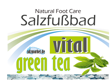 SALZFUßBAD VITAL - Grüne Tee -Blätter und -Öl  500 g