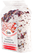 Natürliches Badekristallsalz mit Rosenblättern 600 g
