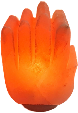 Salzlampe Hand