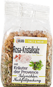 SALZKRISTALLE  REINES ROSA ( bekannt als Himalaya Salz) MIT KRÄUTER DER PROVENCE  300 Gramm Beutel 