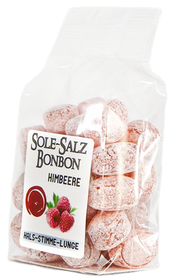 Salzbonbons aus Himalaya-Kristallsalz-Sole - Himbeere 100 g