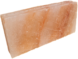 Salzziegel Rosa-Kristallsalz 2,5cm*10cm*20cm  mit eingefräster Nut 