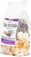 Salzkristallen-Mix aus Kala-Namak, Halit und Salzkristalle Reines Rosa (bekannt als Himalaya Salz) 600 Gramm Beutel