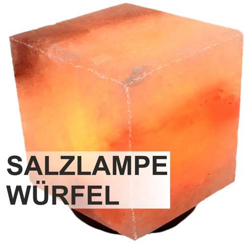 Salzlampe Würfel