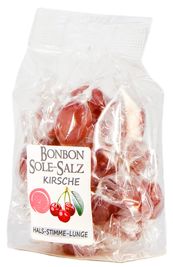 Salzbonbons aus Himalaya-Kristallsalz-Sole, Kirsche 100 g