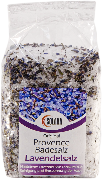 NATÜRLICHES BADEKRISTALLSALZ MIT LAVENDEL 300 g
