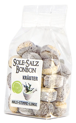 Kristall Salinenbonbons aus Natursole - Kräuter 100 g