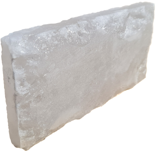 Salzziegel Weiss - natur/ einseitig 2,5cm*10cm*20cm