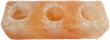 Teelichthalter „3-FACHER” Salzblock S