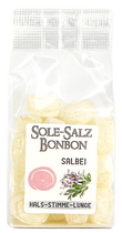 KRISTALL SALINENBONBONS AUS NATURSOLE - SALBEI  100g