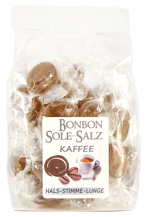 Salzbonbons aus Himalaya-Kristallsalz-Sole - Kaffee 100 g