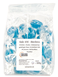 Salzbonbons aus Himalaya-Kristallsalz-Sole - Eis 100 g