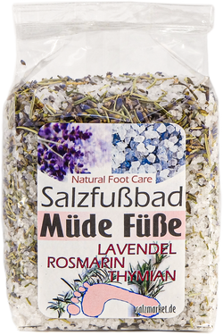 Salzfußbad für müde Füße 500 g