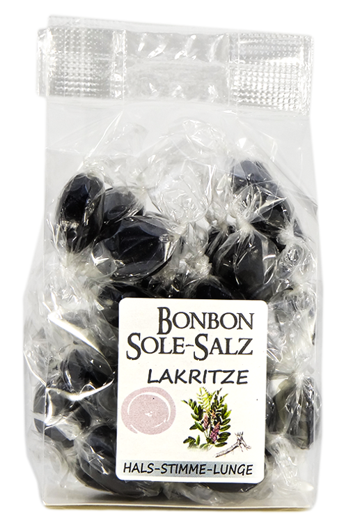 Salzbonbons aus Himalaya-Kristallsalz-Sole - Lakritze 100 g