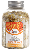 Natürliches Badekristallsalz mit Ringelblumen, Flasche