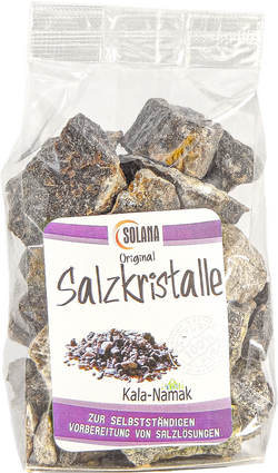 Salzkristalle Indisches Schwarzsalz Kala-Namak 600 g