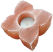 SALZKRISTALL - TEELICHTHALTER "BLUMEN"