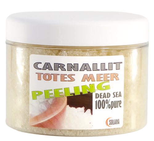 Totes Meer Carnallit Peeling Kunststoffglas 500 Gramm