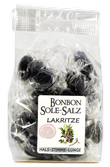 SALZBONBONS AUS HIMALAYA-KRISTALLSALZ-SOLE - LAKRITZE   100g
