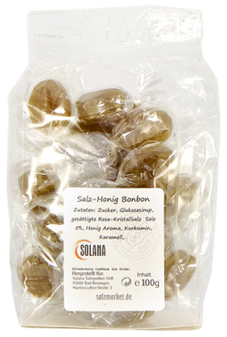 Salzbonbons aus Himalaya-Kristallsalz-Sole - Honig 100 g