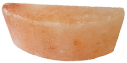 Salzziegel Rosa-Kristallsalz - 5cm*10cm*20cm einseitig halbround