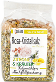 Salzkristalle Reines Rosa (bekannt als Himalaya Salz) mit Kräuter und Zitrone 300 Gramm Beutel