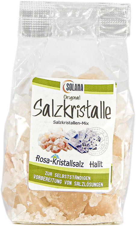 Salzkristallen-Mix Halit-Und Himalaya 300 g