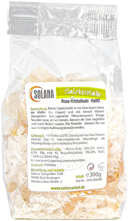 SALZKRISTALLEN-MIX HALIT-UND HIMALAYA  300G