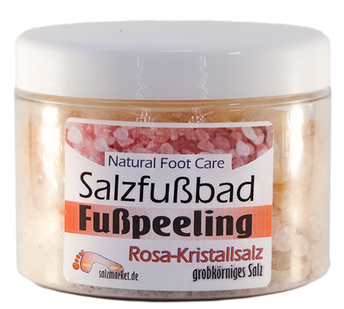 SALZFUßBAD - FUßPEELING GLAS 500g
