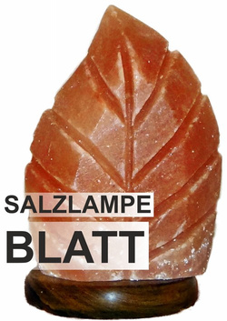Salzlampe Blatt