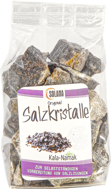Salzkristalle Indisches Schwarzsalz Kala-Namak 600 g