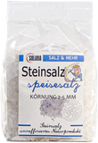 KRISTALLSPEISESALZ STEIN KÖRNUNG 5 MM 300g