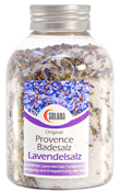 NATÜRLICHES BADEKRISTALLSALZ MIT LAVENDEL  Flasche 500 g