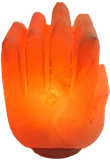 Salzlampe Hand