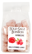 KRISTALL SALINENBONBONS AUS NATURSOLE - HIMBEERE  100g