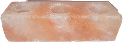 Teelichthalter „3-FACHER” Salzblock M