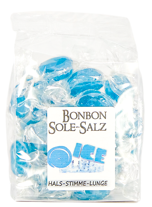 Salzbonbons aus Himalaya-Kristallsalz-Sole - Eis 100 g
