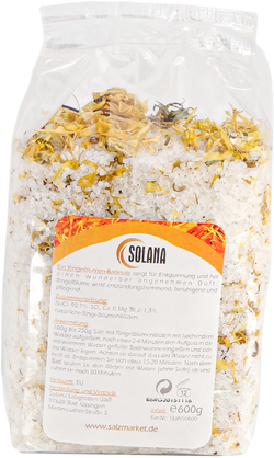 Natürliches Badekristallsalz mit Ringelblumen 600 g
