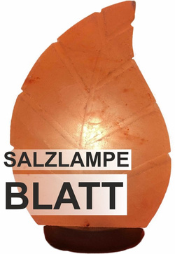 Salzlampe Blatt