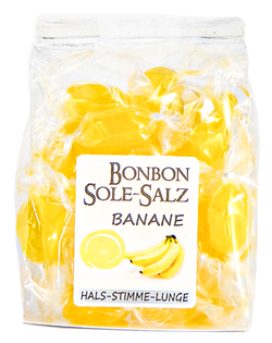 Salzbonbons aus Himalaya-Kristallsalz-Sole - Banane 100 g